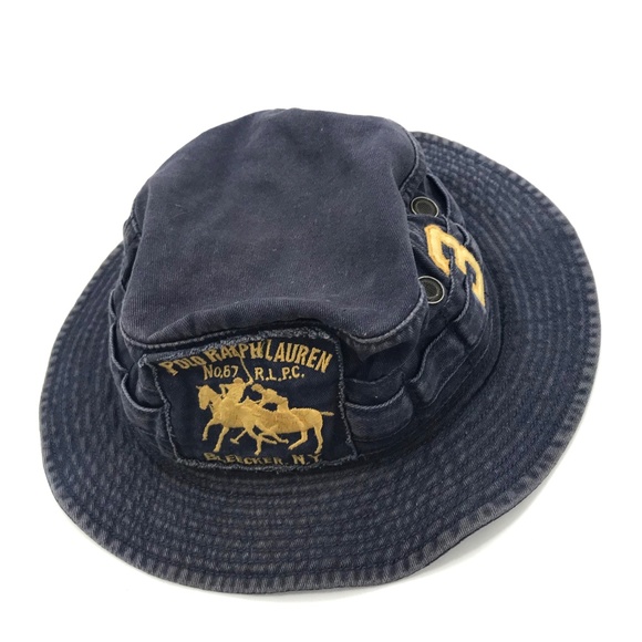 vintage polo bucket hat